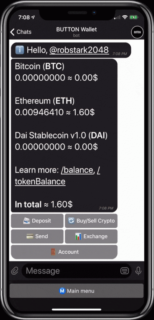 button wallet crypto