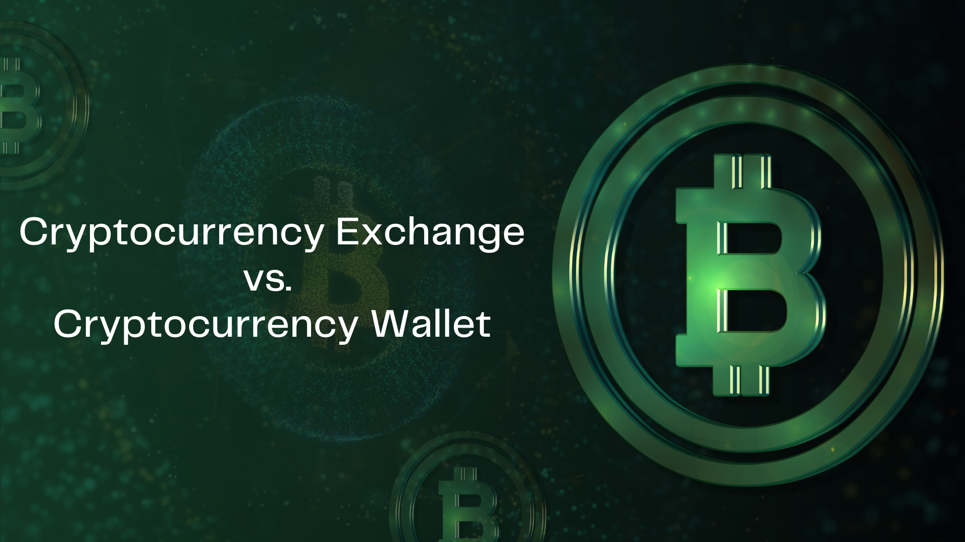 How Is A Cryptocurrency Exchange Different From A Cryptocurrency Wallet?